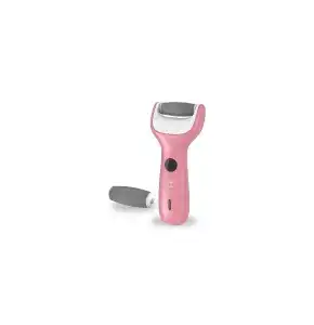 Havells CR4001 Rechargeable Callus Remover; Professional Pedi feet Care for Cracked Heels; Cord & Cordless Use; All Skin Types (Pink)