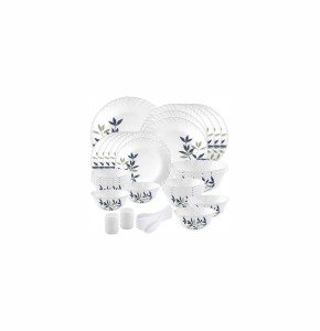 La Opala Pack of 35 Opalware Novo Silken Charm 35 Pcs Dinner Set