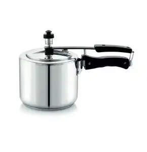 Cello 3 Litre Impact Bonded Chef Inner Lid Pressure Cooker (Set of 1)- Cello Color Silver 3 Litre Pressure Cooker