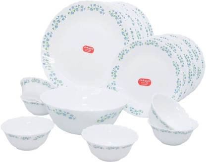 LAOPALA Pack of 19 Opalware DIVA Lavender Dew Dinner Set