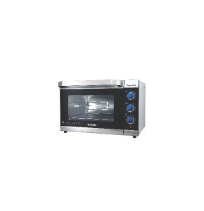 Borosil Prima 48L Oven Toaster Griller-OTG-Motorised Rotisserie & Convection Heating, 6 Heating Modes, Silver