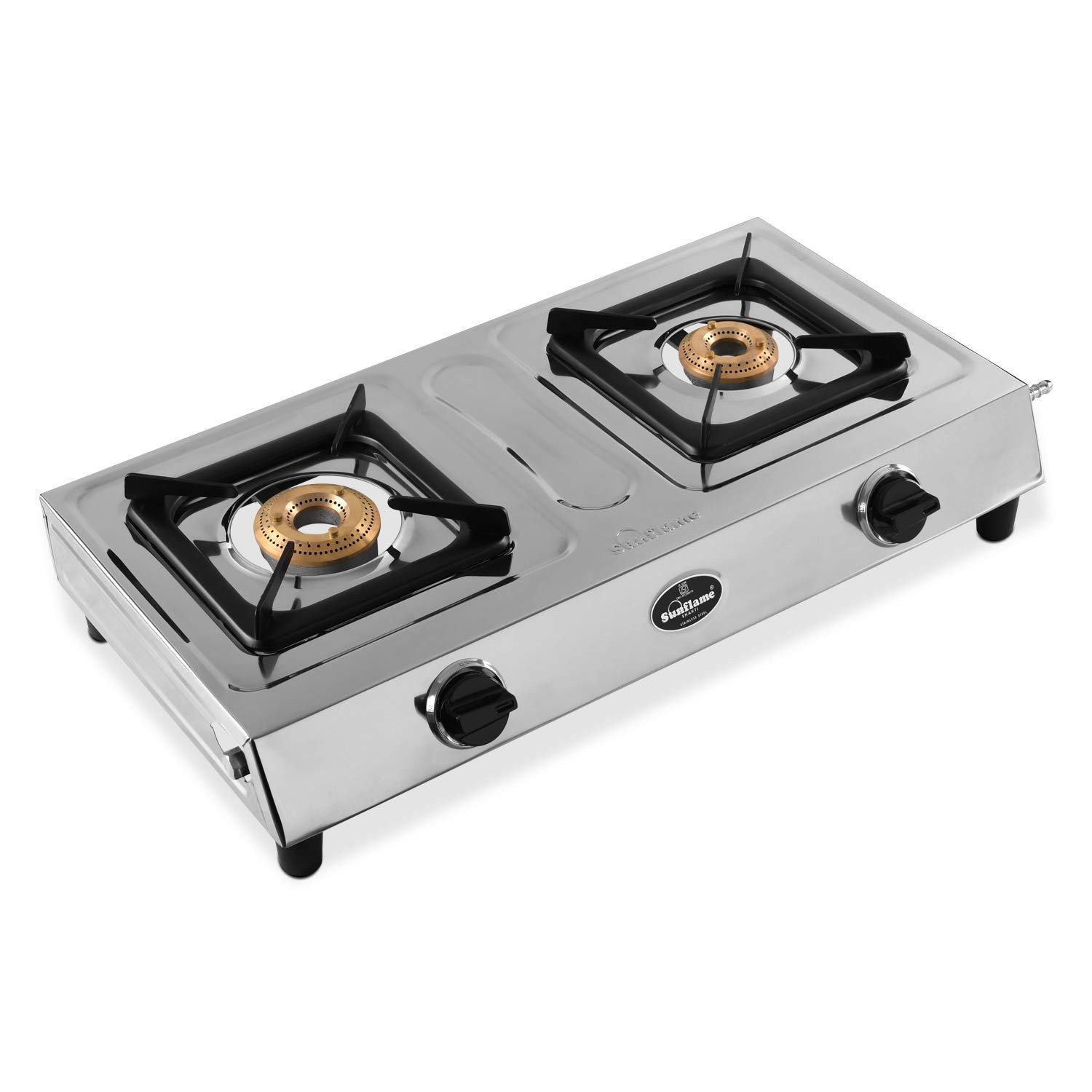 sunflame 2 burner glass cooktop