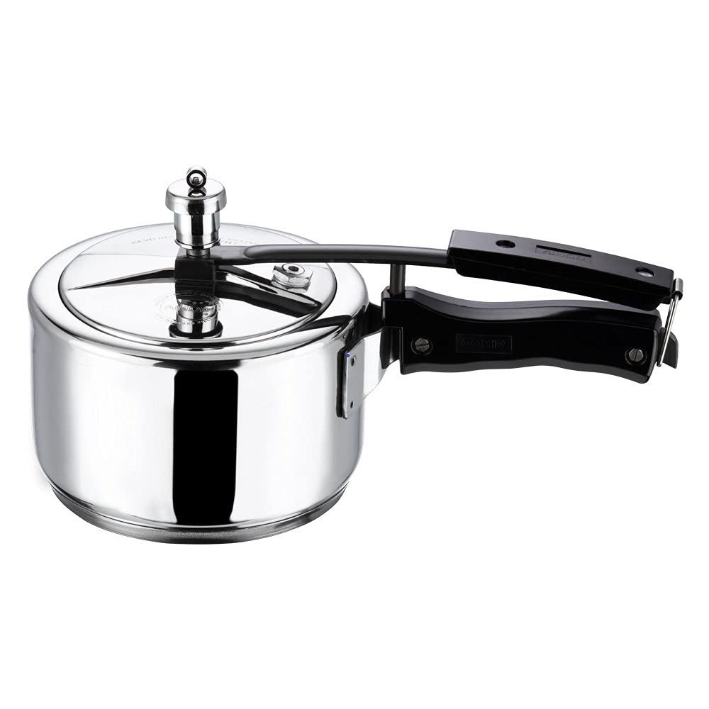 Vinod 18/8 Stainless Steel Inner Lid Pressure Cooker (Induction Friendly)