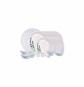 La Opala Novo English Levender Dinner Set - 35 Pcs  (Microwave Safe)