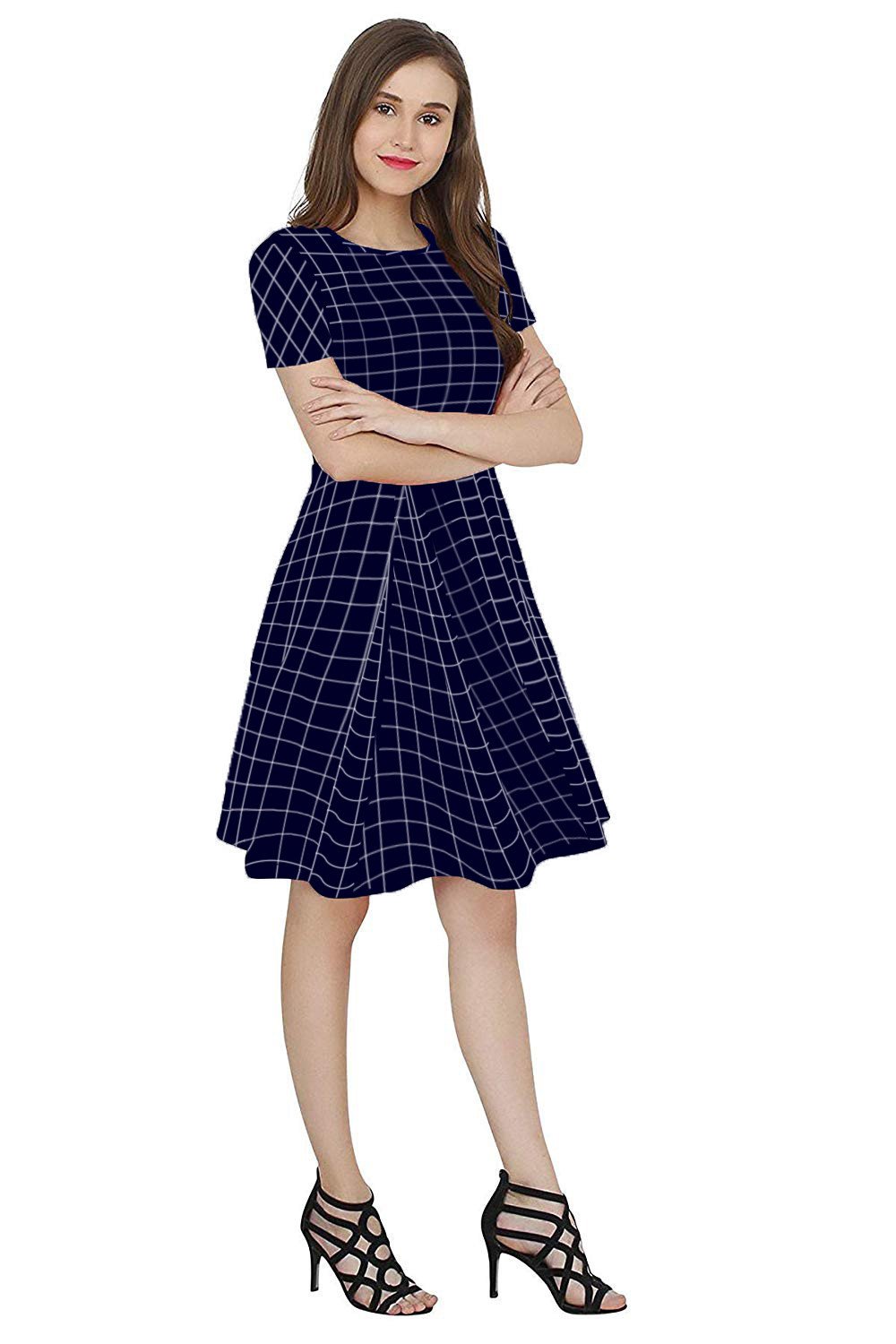 Feel Close Women Skater  Dress