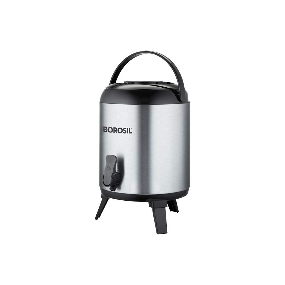 Borosil Stainless Steel Hydra Wonder Water Jug, 5.7 L, Silver