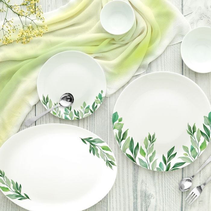 Cello Foresta Dinner Set Opal Dinnerware Royale Collection 45 Pcs