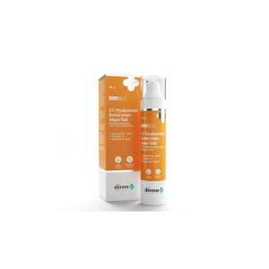 The Derma Co Hyaluronic Sunscreen Aqua Ultra Light Gel With Spf 50 Pa++++
