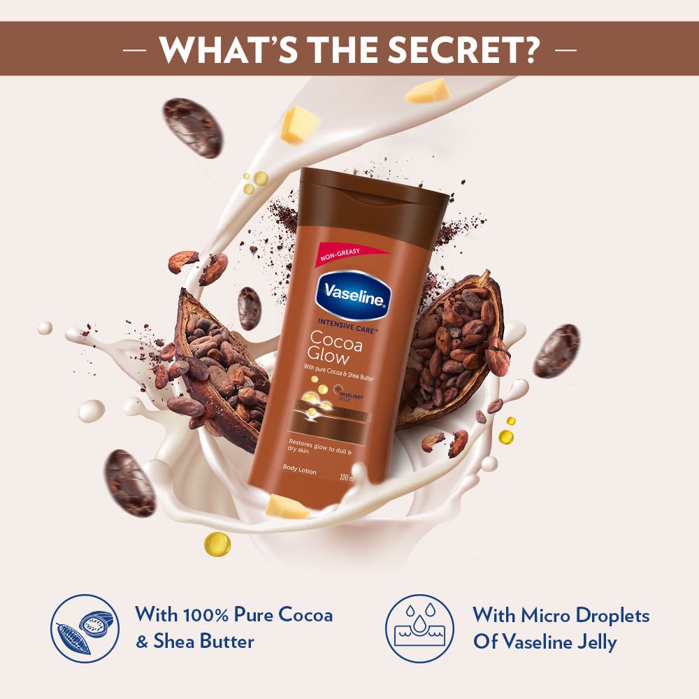 Vaseline Intensive Care Cocoa Glow Body Lotion