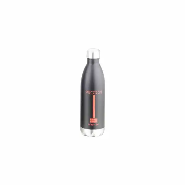 Polyset Proton Stainless Steel Water Bottle, 1000 ml, Black