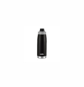 Cello Duro Sport Double Wall Stainless Steel Water Bottle,1100 ml, Black