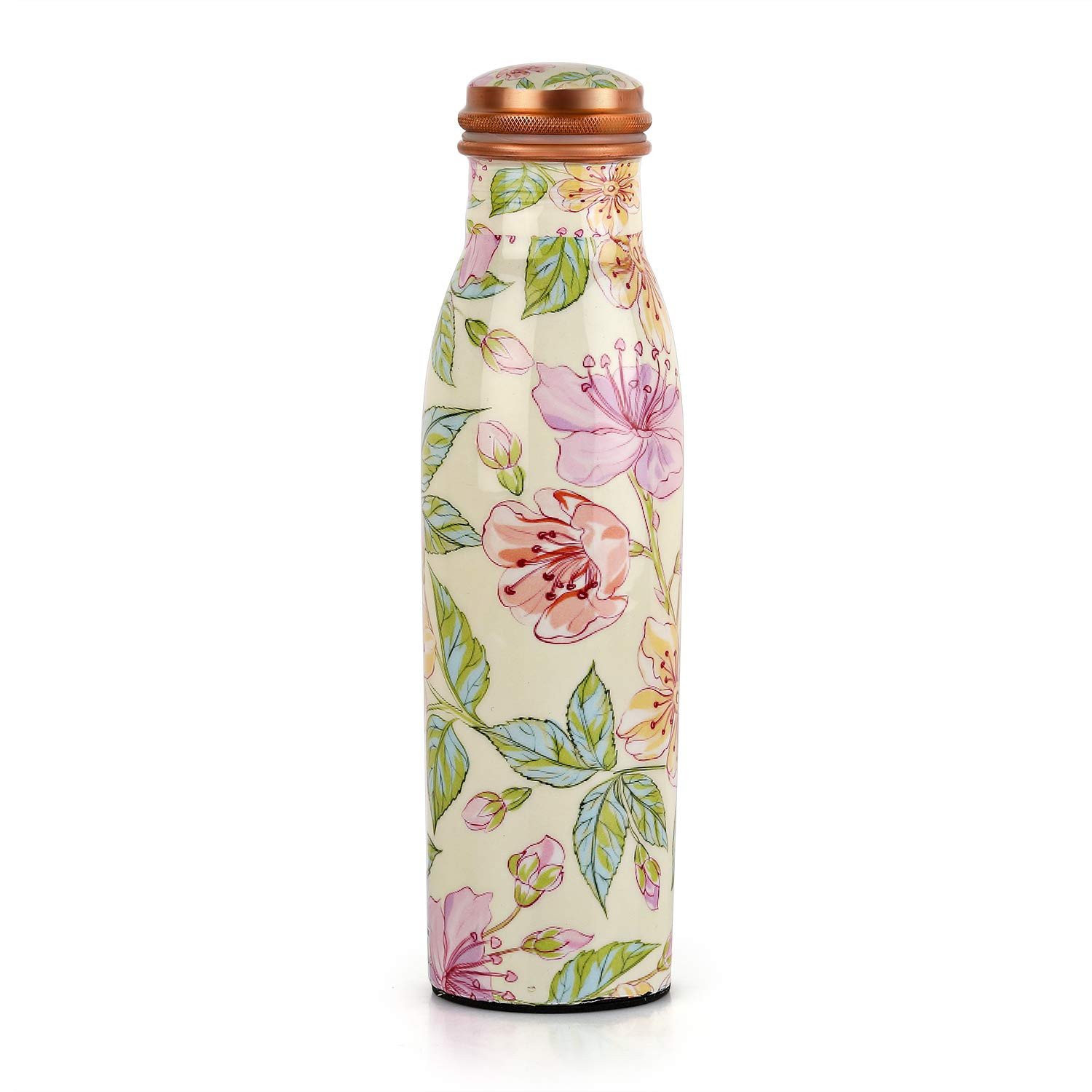 Cello Cop Pura Good Earth Copper Water Bottle 1000ml Set Of 1 Flora